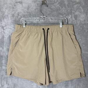 Nike Shorts Men XL Unlimited Unlined Versatile Khaki Beige Tan Athletic DV9336